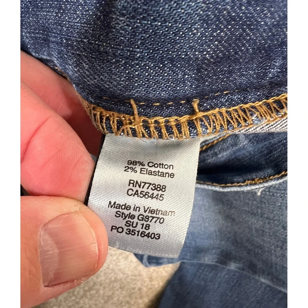 J Crew Driggs Slim Fit Jeans Mens 29x32‎ Blue Denim Distressed Pockets